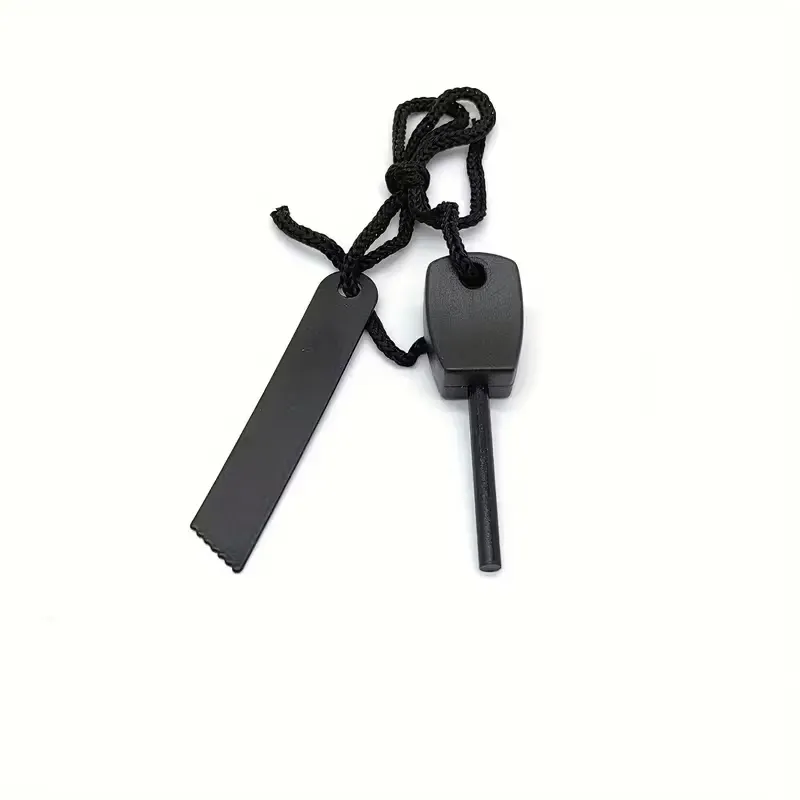 Tändstål för överlevnad och friluftsliv – Kompakt eldstål med striker och snöre