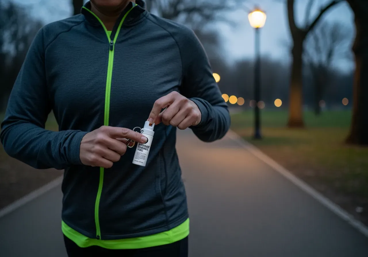 Välja färgad eller färglös försvarsspray