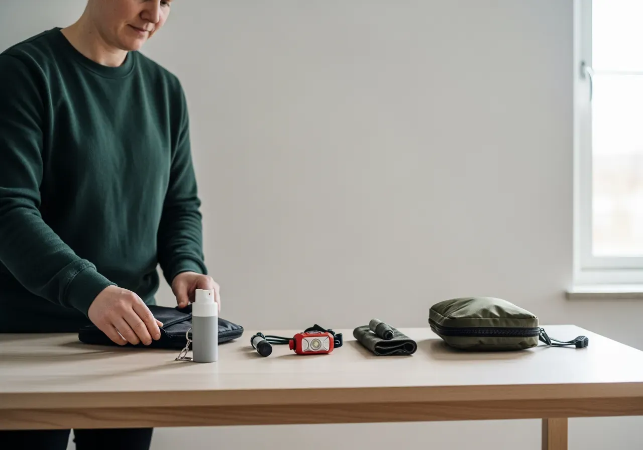 Nödkit på nyckelring för MC och moped