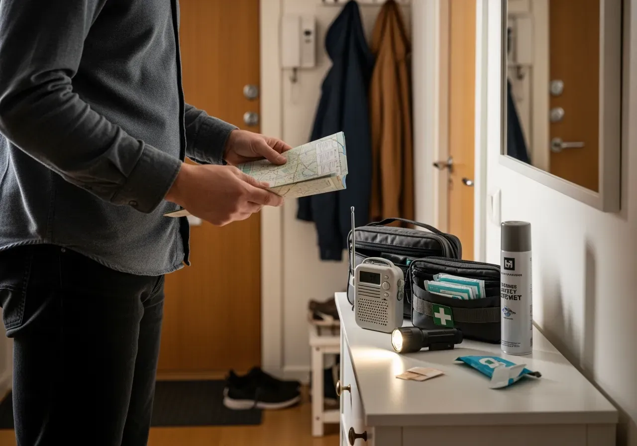 Placering av glaskross och bältesskärare